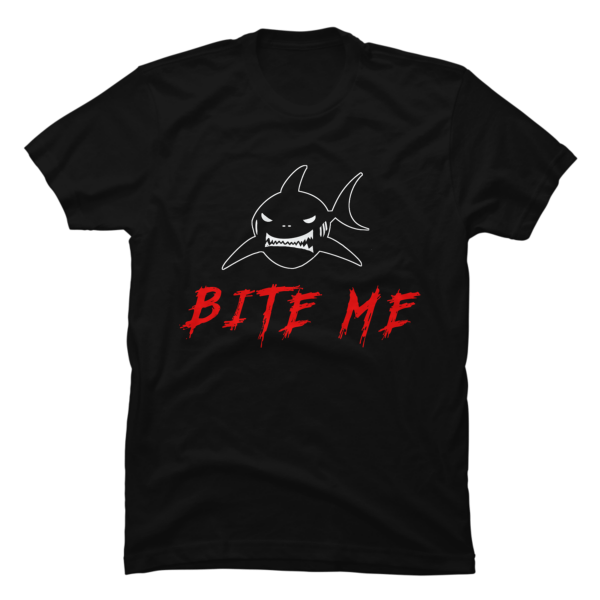 bite me shark shirt